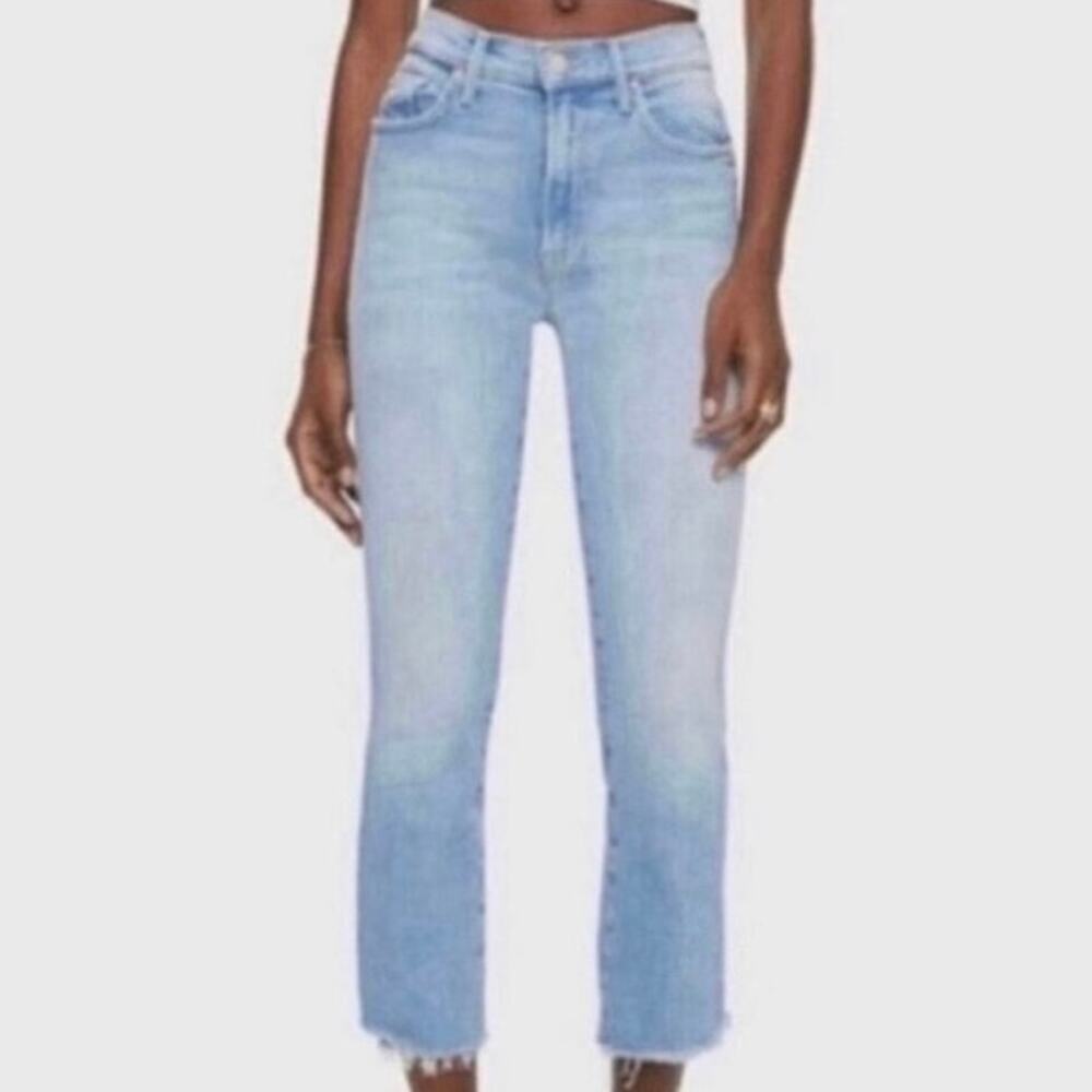 MOTHER Denim The Insider Step Crop Fray Jeans In Limited Edition 27 NWOT